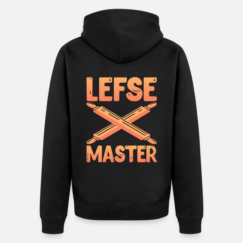 Lefse Master 16 - Veste à capuche bio Premium Unisexe - noir