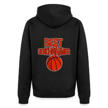 Meilleur Benchwarmer 2 - Veste à capuche bio Premium Unisexe - noir - Dos - Nico (187cm)