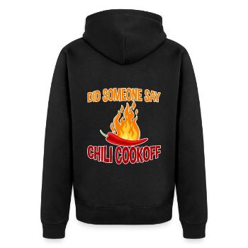Quelqu’un a-t-il dit Chili Cookoff 2 - Veste à capuche bio Premium Unisexe - noir - Dos - Nico (187cm)