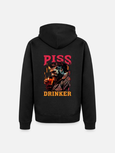 Piss Drinker 36 - Unisex Premium Organic Zip Hoodie - black