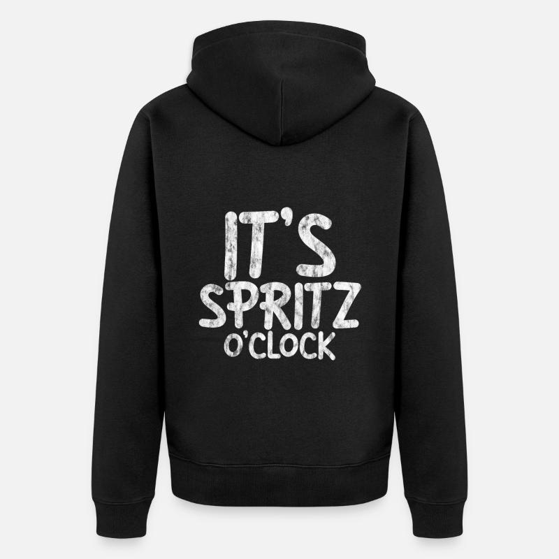 C’est Spritz O’clock 3 - Veste à capuche bio Premium Unisexe - noir