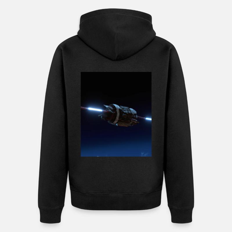 Astronef - Veste à capuche bio Premium Unisexe - noir