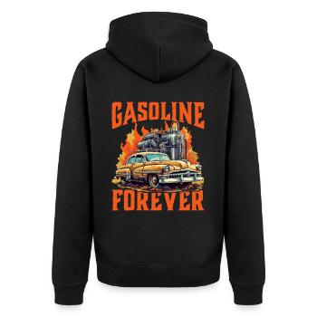 Essence Forever 9 - Veste à capuche bio Premium Unisexe - noir - Dos - Nico (187cm)