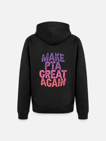 Make PTA Great Again 3 - Unisex Premium Bio Zip Hoodie - Schwarz