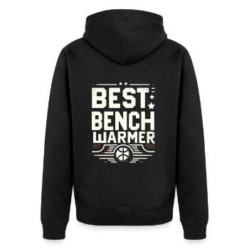 Meilleur chauffe-paillasse 5 - Veste à capuche bio Premium Unisexe - noir - Dos - Nico (187cm)