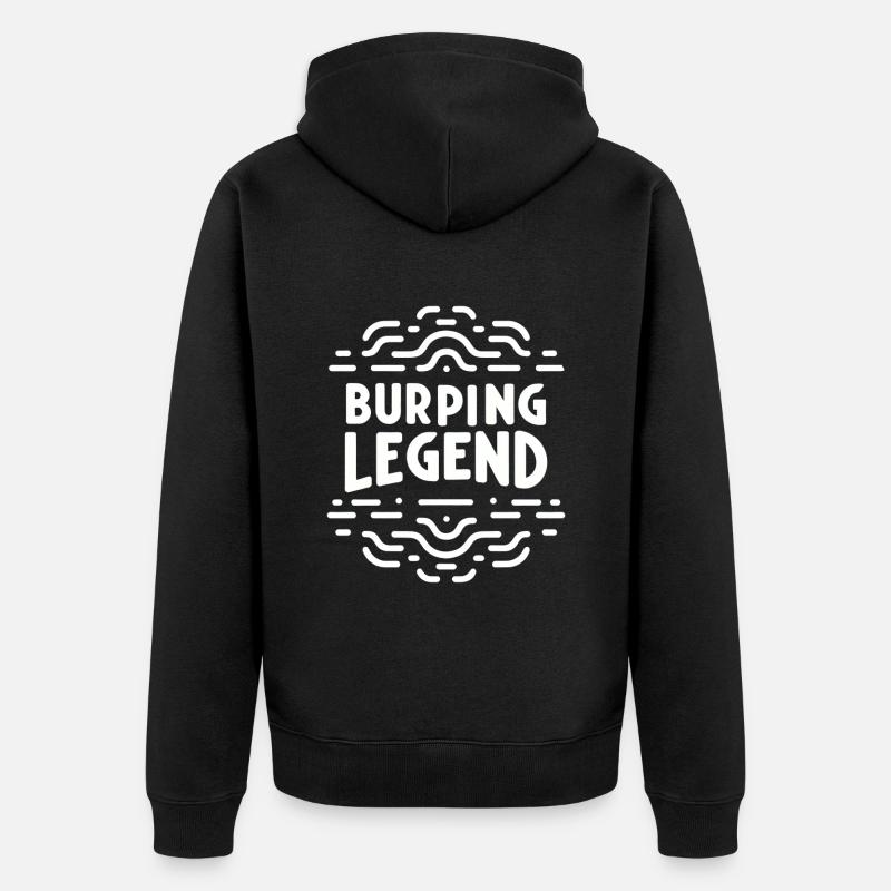 Légende du rot 17 - Veste à capuche bio Premium Unisexe - noir