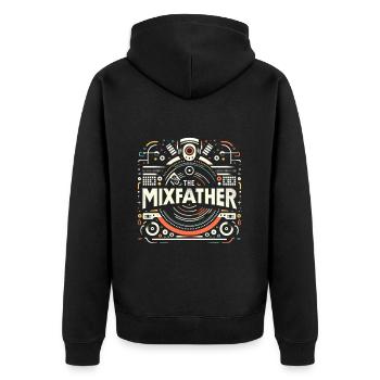 Le Mixfather 11 - Veste à capuche bio Premium Unisexe - noir - Dos - Nico (187cm)