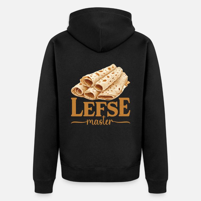 Lefse Master 32 - Veste à capuche bio Premium Unisexe - noir