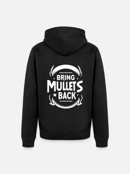 Bring Mullets Back 10 - Unisex Premium Organic Zip Hoodie - black