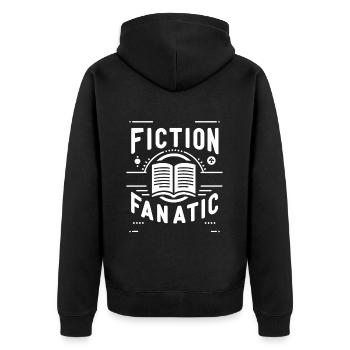 Fanatique de fiction 2 - Veste à capuche bio Premium Unisexe - noir - Dos - Nico (187cm)