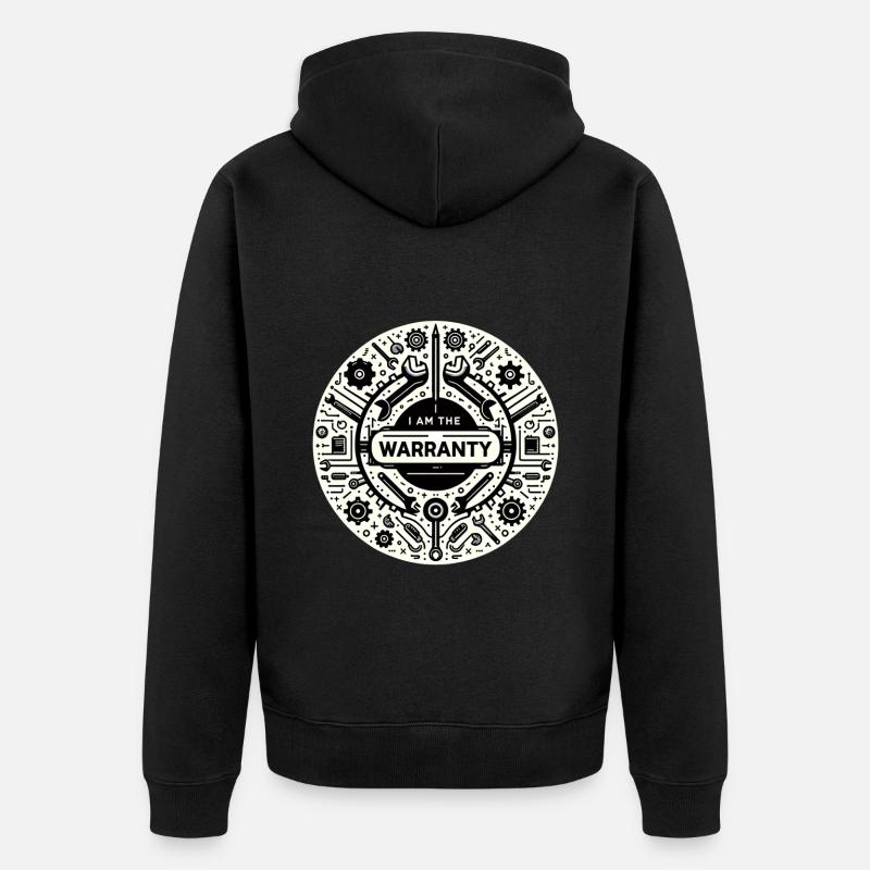 Je suis la garantie 45 - Veste à capuche bio Premium Unisexe - noir