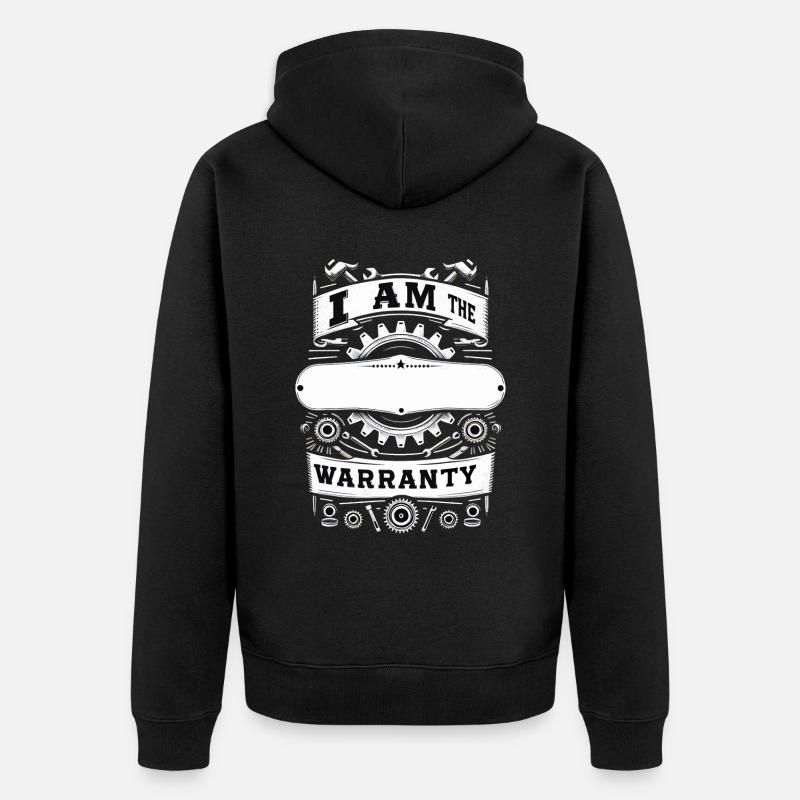 Je suis la garantie 48 - Veste à capuche bio Premium Unisexe - noir