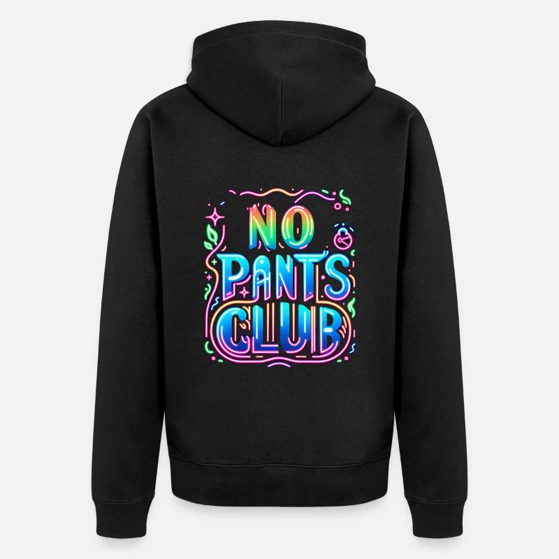 Pas de pantalon Club 5 - Veste à capuche bio Premium Unisexe - noir
