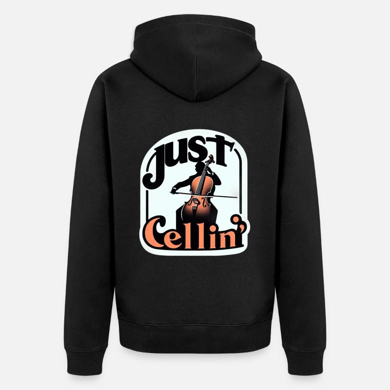 Juste Cellin' 9 - Veste à capuche bio Premium Unisexe - noir