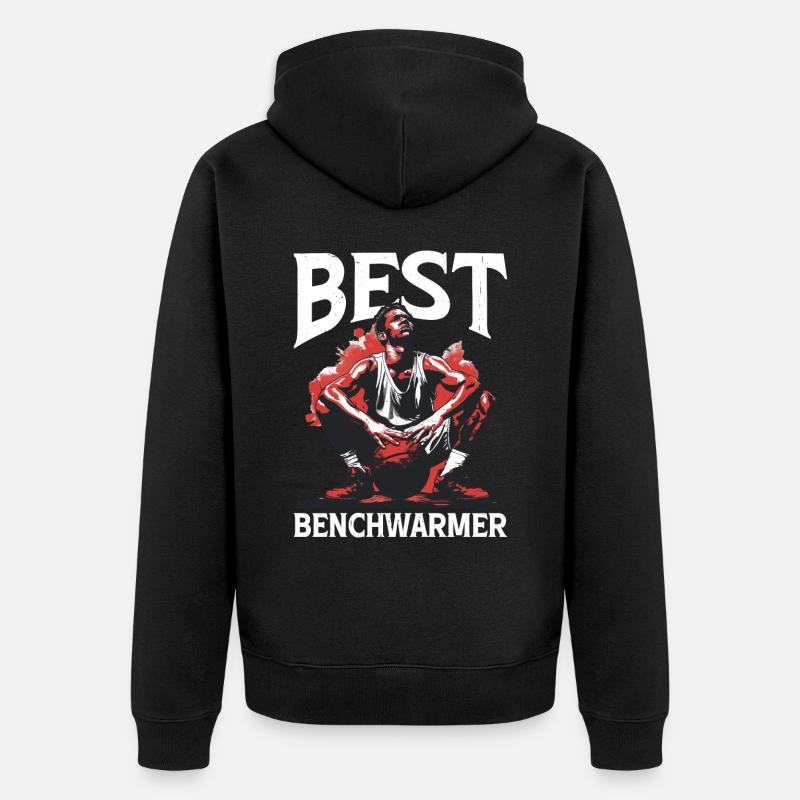 Meilleur chauffe-paillasse 11 - Veste à capuche bio Premium Unisexe - noir