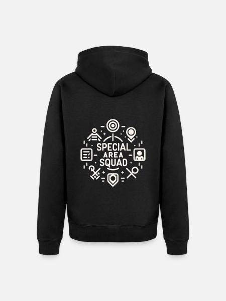 Special Area Squad 10 - Unisex Premium Bio Zip Hoodie - Schwarz
