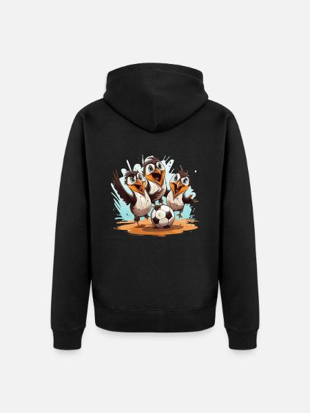 The Coffee Keepers - Unisex Premium Organic Zip Hoodie - black