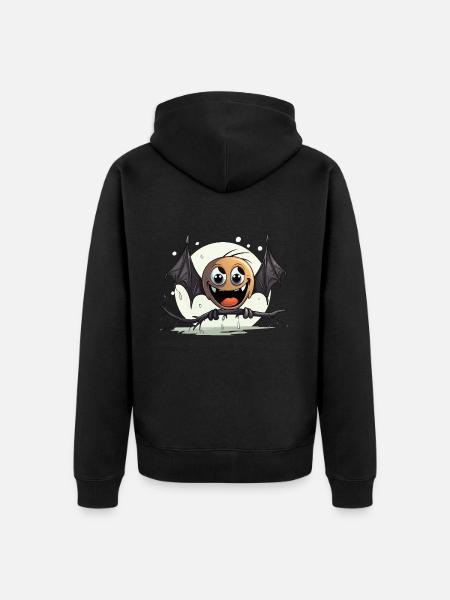 The Bat Ballet - Unisex Premium Organic Zip Hoodie - black