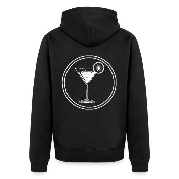 Tequila Alcool - Veste à capuche bio Premium Unisexe - noir - Dos - Nico (187cm)
