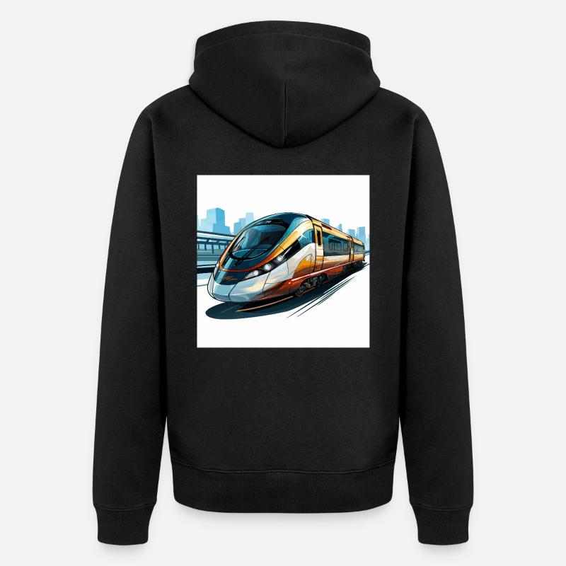 Révolution de vitesse - Veste à capuche bio Premium Unisexe - noir