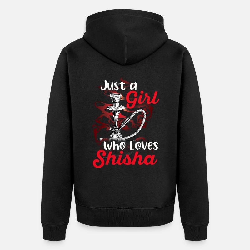 Narguilé - Veste à capuche bio Premium Unisexe - noir