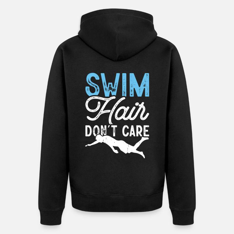 Nageurs - Veste à capuche bio Premium Unisexe - noir