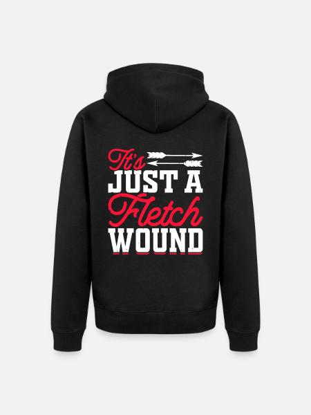 Archery Archer - Unisex Premium Organic Zip Hoodie - black