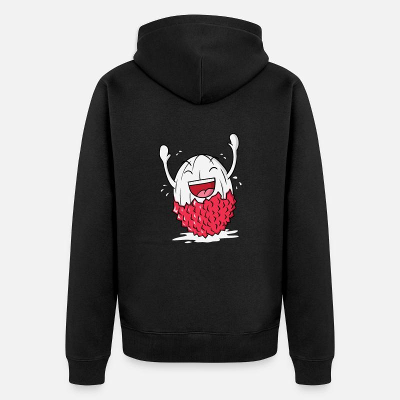 Litschi Lychee - Veste à capuche bio Premium Unisexe - noir