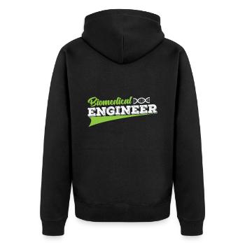 Ingénieur Ingénieur biomédical - Veste à capuche bio Premium Unisexe - noir - Dos - Nico (187cm)
