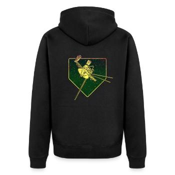 Vaisseau spatial Voyager - Veste à capuche bio Premium Unisexe - noir - Dos - Nico (187cm)