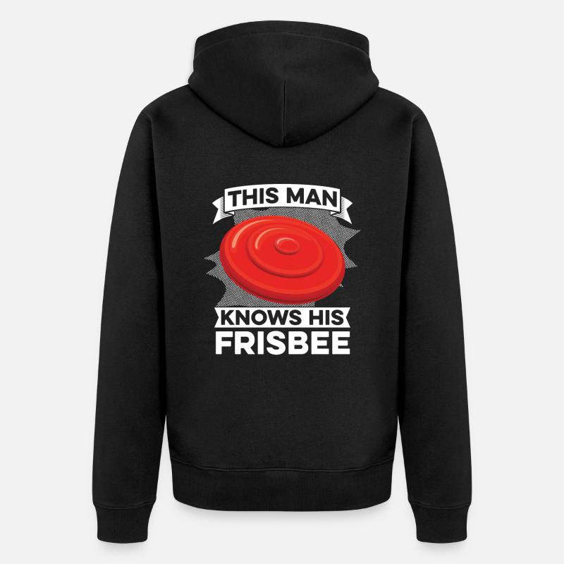 Frisbee - Veste à capuche bio Premium Unisexe - noir