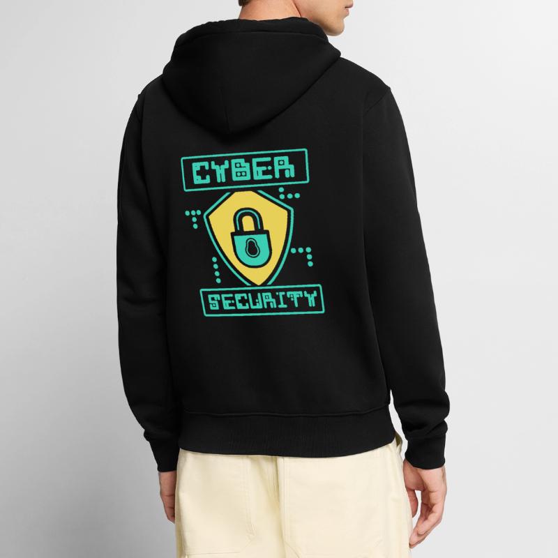 Cybersecurity Hack Hacker IT Sicherheit Hacking Unisex Premium Bio Zip Hoodie