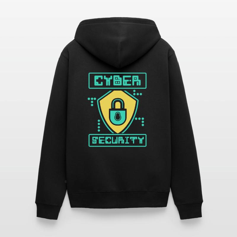 Cybersecurity Hack Hacker IT Sicherheit Hacking Unisex Premium Bio Zip Hoodie
