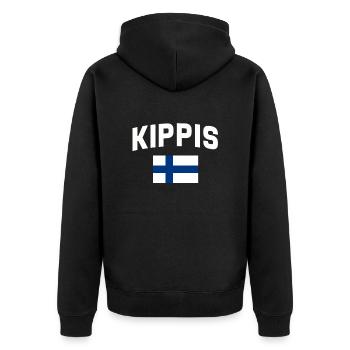 Finlande Gift Scandinavia Finlande Suomi Finne - Veste à capuche bio Premium Unisexe - noir - Dos - Nico (187cm)