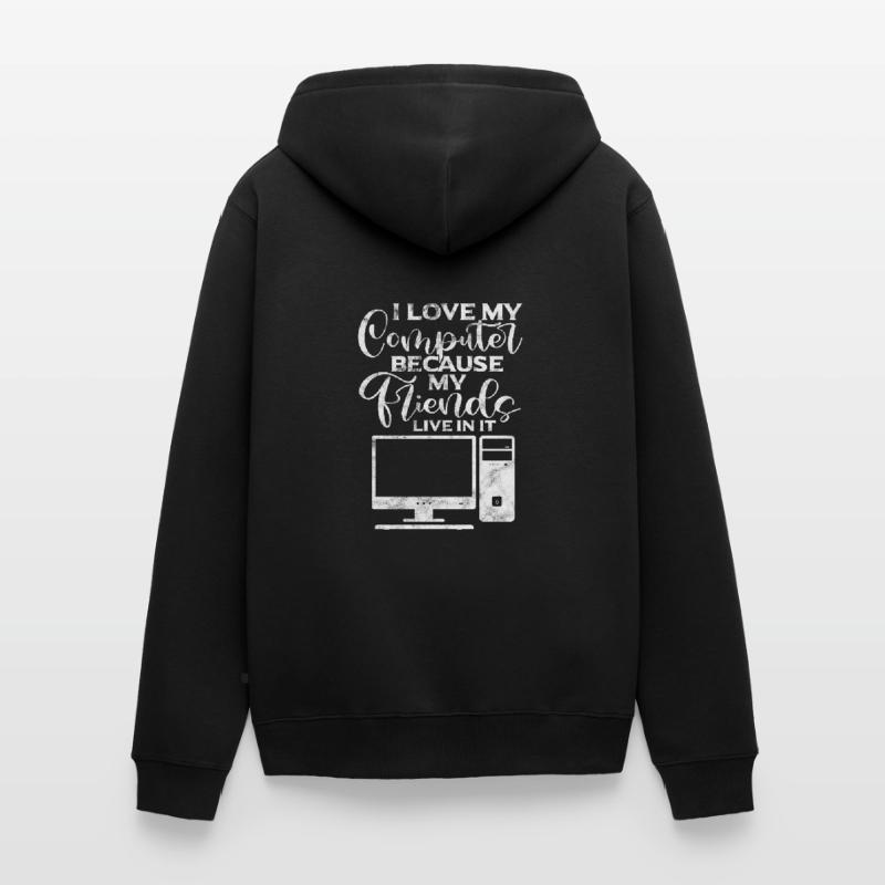 Computer Nerd Programmeur PC Cadeau informatique Veste à capuche bio Premium Unisexe