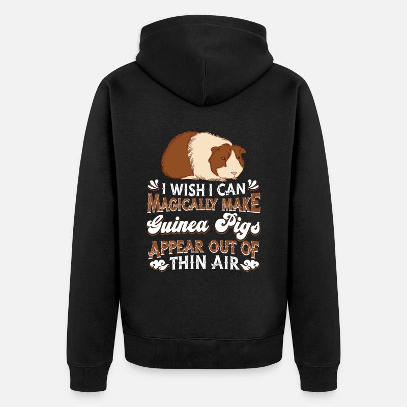 Cochon d’Inde Cochon d’Inde - Veste à capuche bio Premium Unisexe - noir