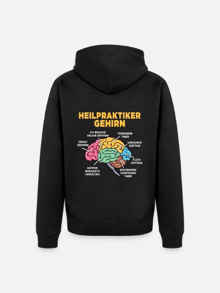 Heilpraktiker - Unisex Premium Bio Zip Hoodie - Schwarz