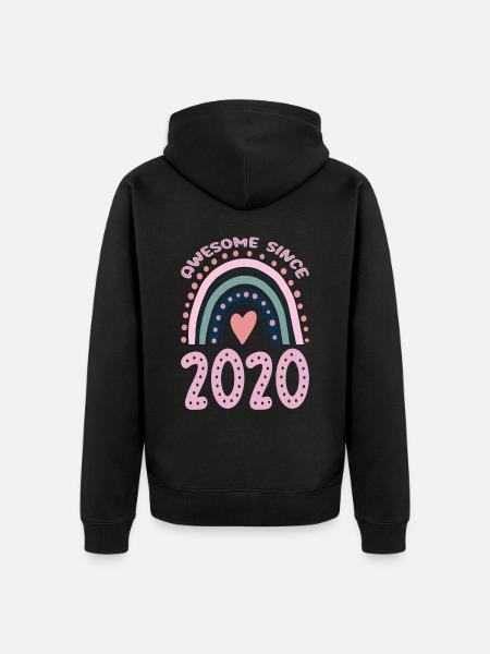 Fantastic since 2020 - Unisex Premium Organic Zip Hoodie - black