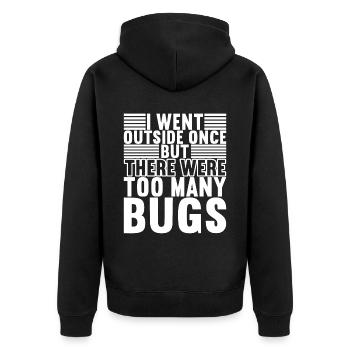 Programmeurs Programmeurs Informaticiens - Veste à capuche bio Premium Unisexe - noir - Dos - Nico (187cm)