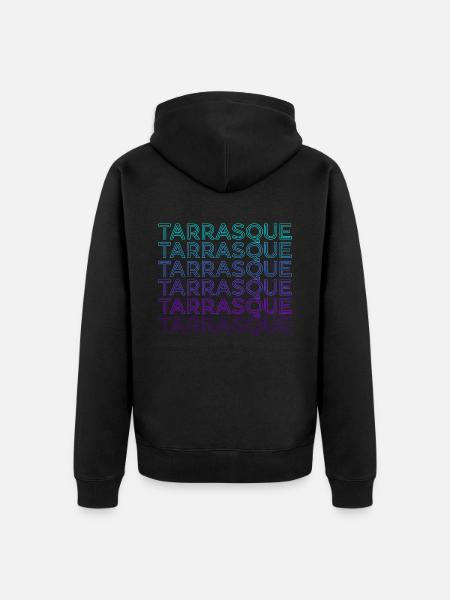 Tarrasque French Mythology Retro - Unisex Premium Organic Zip Hoodie - black