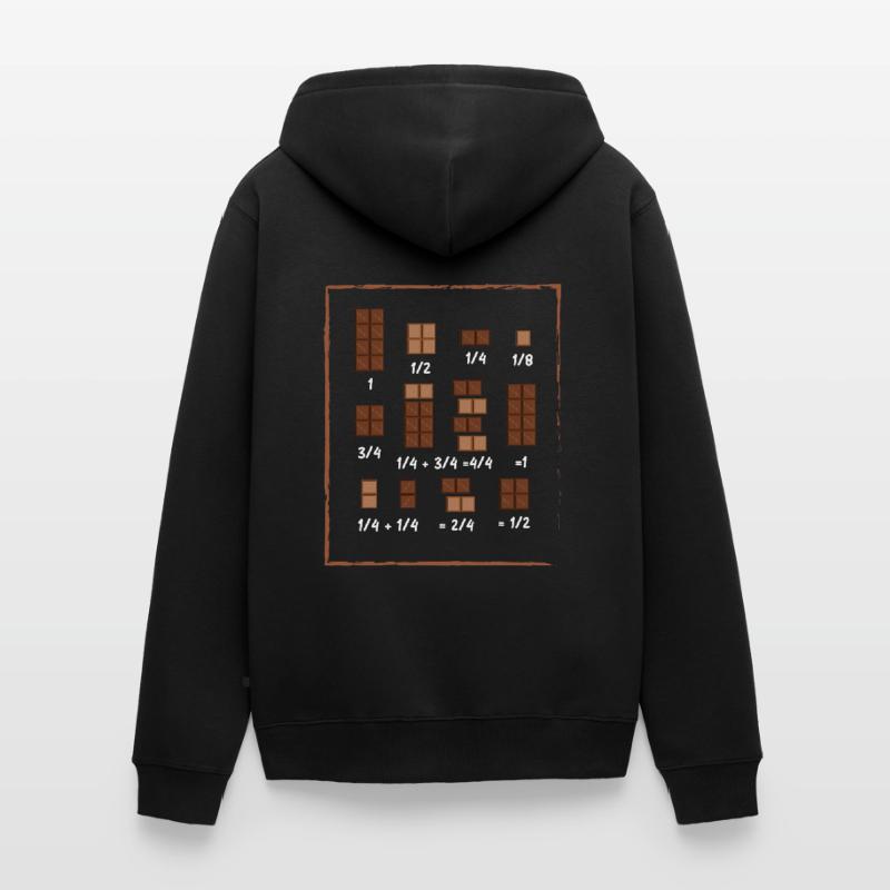 Chocolat Math Math Math Chocolat Veste à capuche bio Premium Unisexe