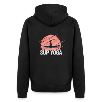 Sup Stand Up Paddle Design Sup Board Paddeln - Veste à capuche bio Premium Unisexe - noir - Dos - Nico (187cm)
