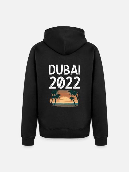 Dubaï 2022 - Veste à capuche bio Premium Unisexe - noir