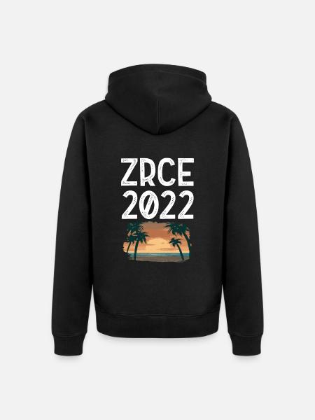 Zrce 2022 - Unisex Premium Bio Zip Hoodie - Schwarz