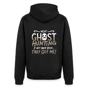 Ghost Hunter Ghost Hunt Cadeau d’horreur effrayant - Veste à capuche bio Premium Unisexe - noir - Dos - Nico (187cm)