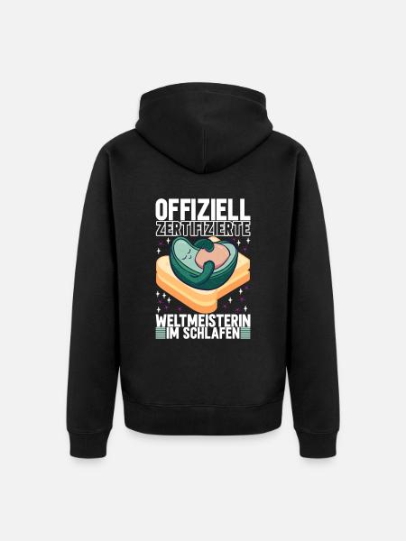Avocado Toast - Unisex Premium Bio Zip Hoodie - Schwarz