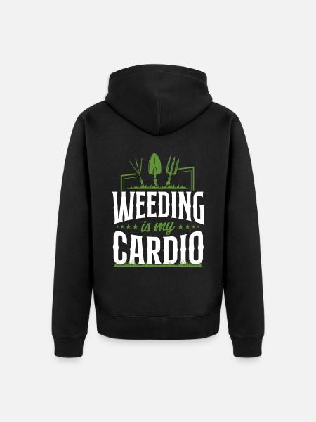 Landscaper Landscaping Landscape - Unisex Premium Organic Zip Hoodie - black