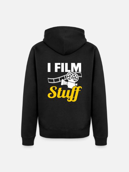 Réalisateur Cinéaste Long métrage - Veste à capuche bio Premium Unisexe - noir