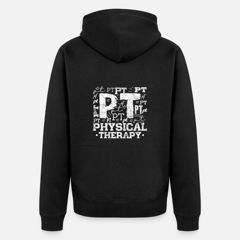 Physiothérapeute Physiothérapie Physio Cadeau - Veste à capuche bio Premium Unisexe - noir