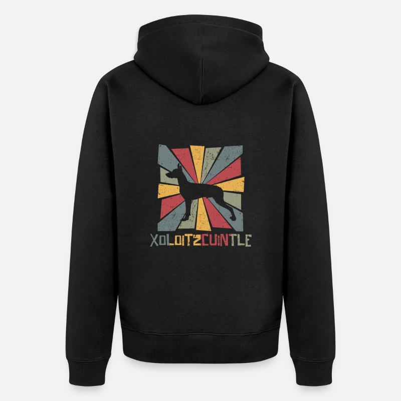 Xoloitzcuintle - Veste à capuche bio Premium Unisexe - noir